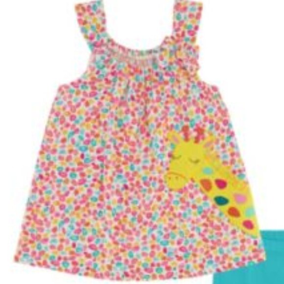 COPY - Kids headquarters girl's animal top & leggings 2-pc set retail $38 - Picture 2 of 3